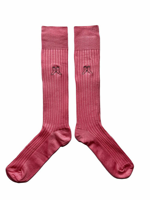 Bunte Business Socken Herren Koralle – Solties Coral Commanders, Frontalansicht